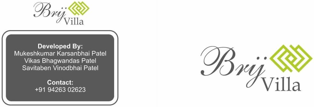  of real estate project Brij Villa located at Por, Gandhinagar, Gujarat