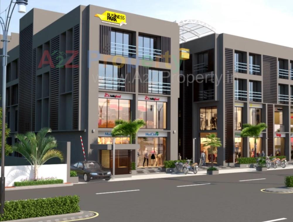 3D Elevation of real estate project Buiness Park located at Raisan, Gandhinagar, Gujarat