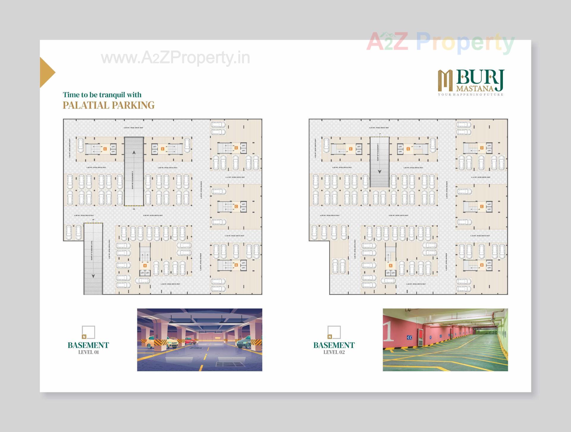 Layout of real estate project Burj Mastana located at Vavol, Gandhinagar, Gujarat