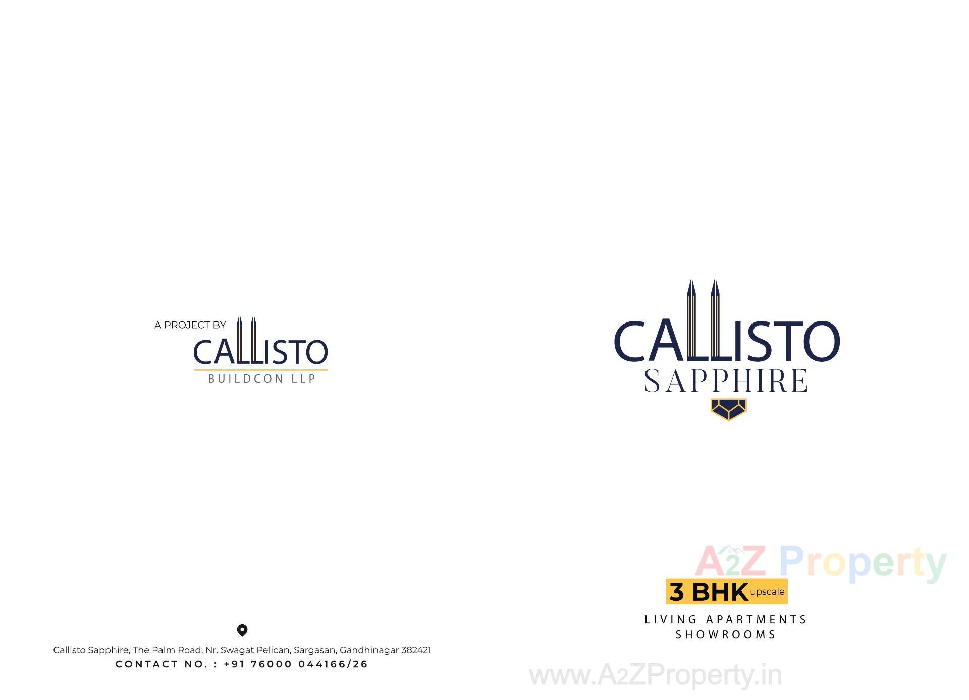  of real estate project Callisto Sapphire located at Saragasan, Gandhinagar, Gujarat