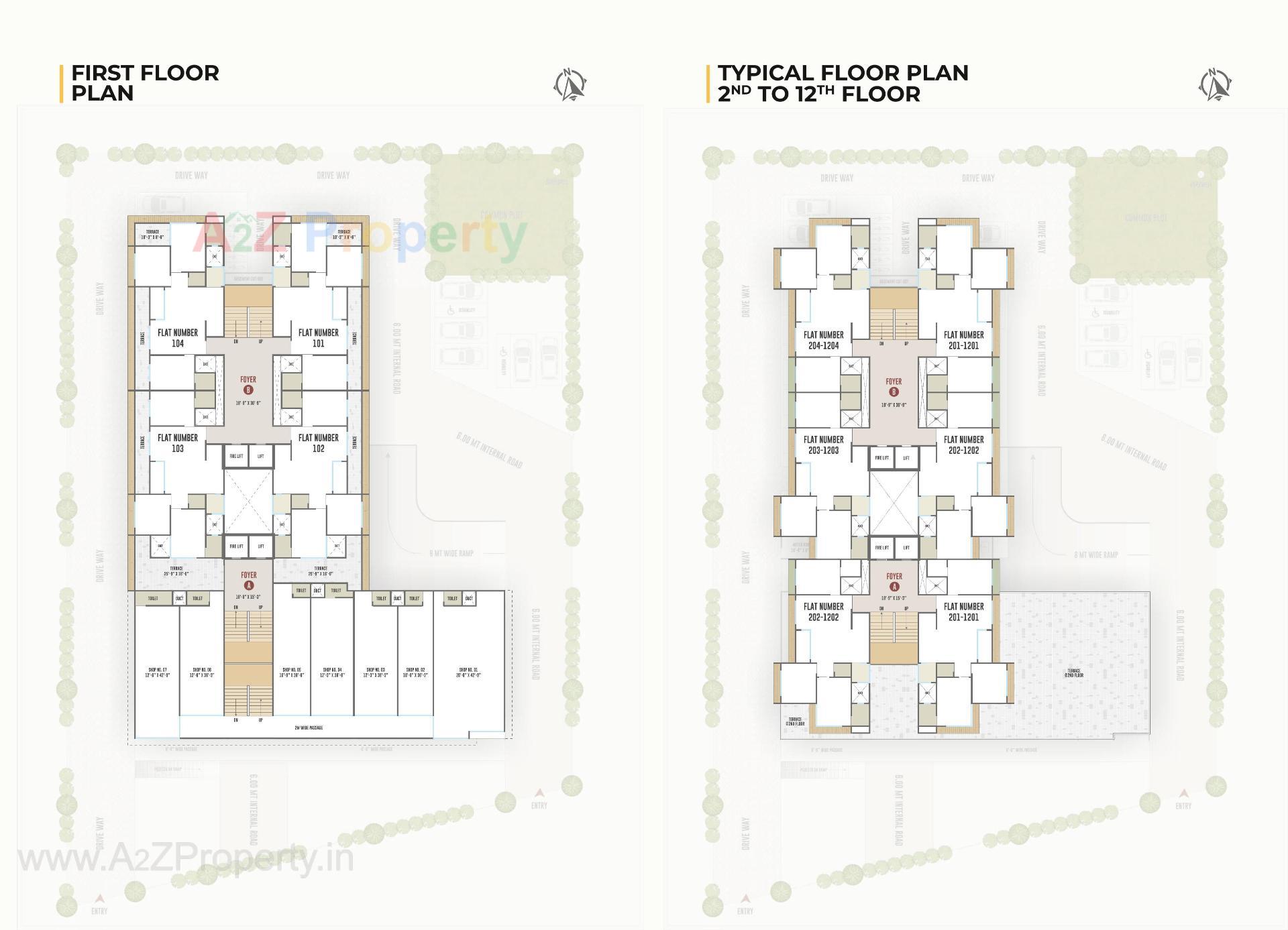 Layout of real estate project Callisto Sapphire located at Saragasan, Gandhinagar, Gujarat
