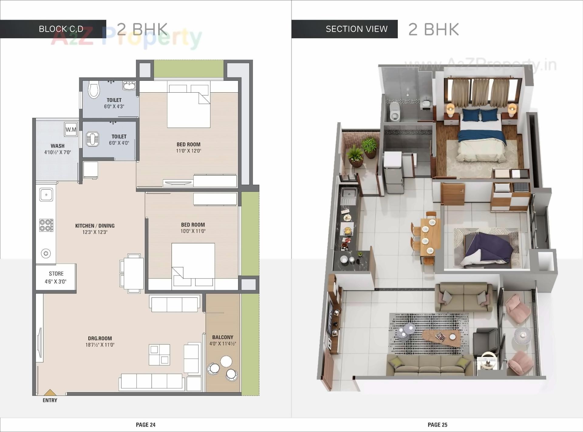 Layout of real estate project Capital Crown located at Gandhinagar, Gandhinagar, Gujarat