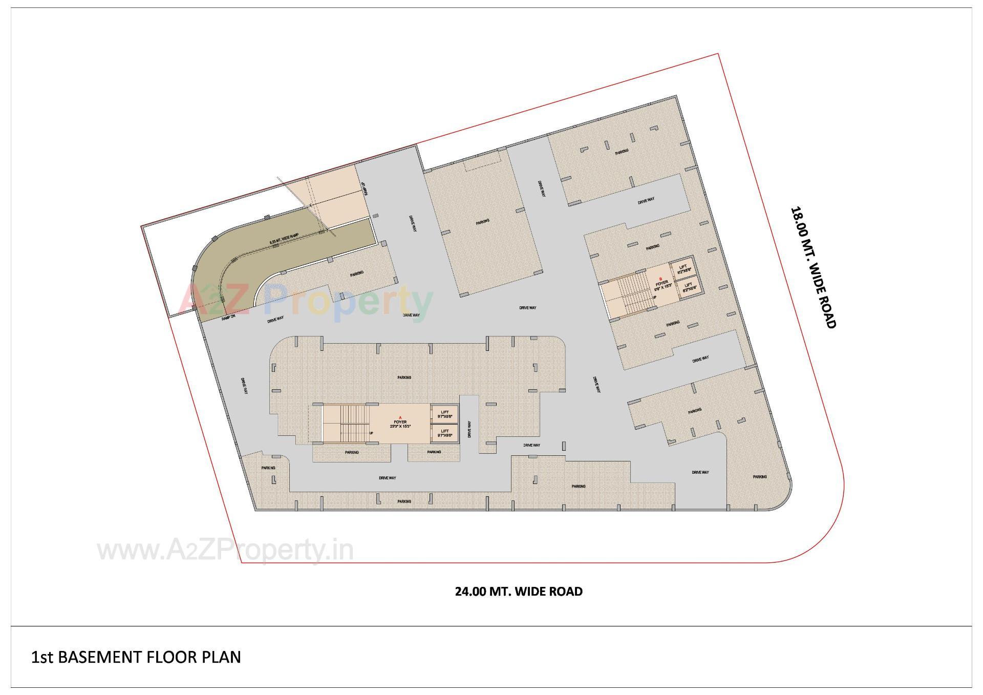 Layout of real estate project Capstone Zuri located at Zundal, Gandhinagar, Gujarat