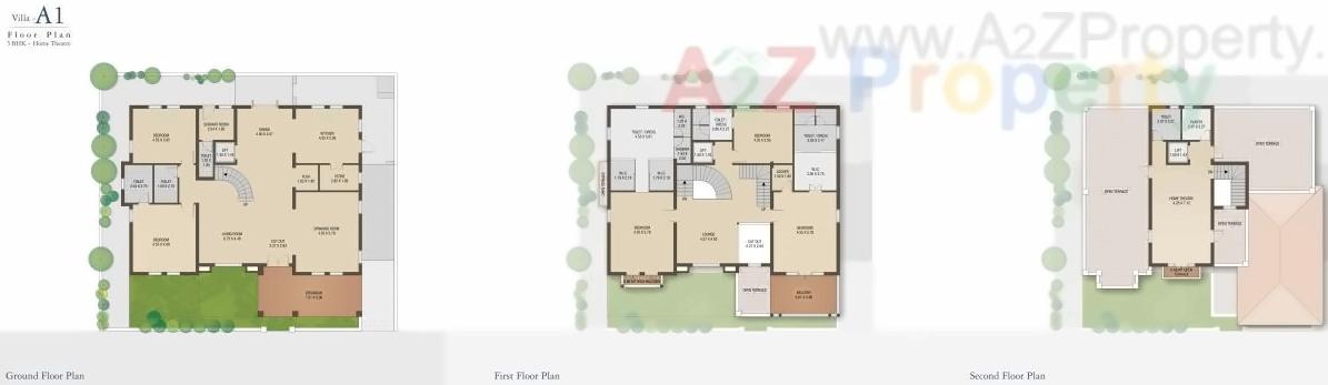 Layout of real estate project Casa Bellevue located at Bhat, Gandhinagar, Gujarat