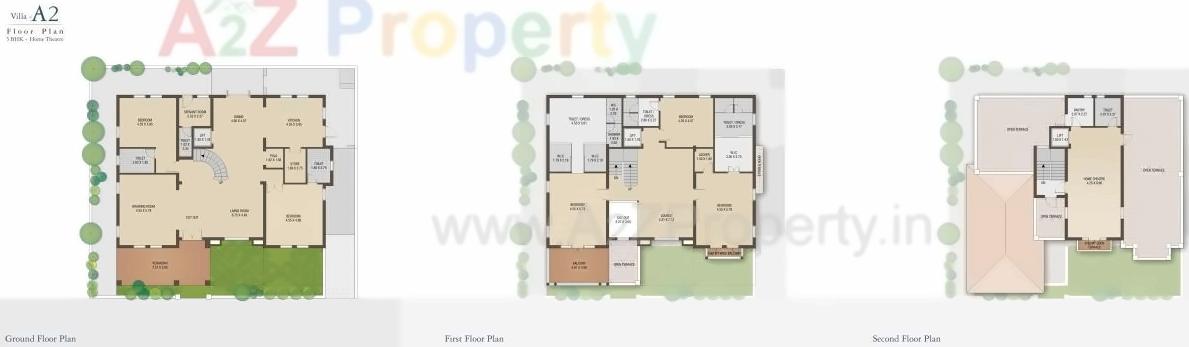 Layout of real estate project Casa Bellevue located at Bhat, Gandhinagar, Gujarat