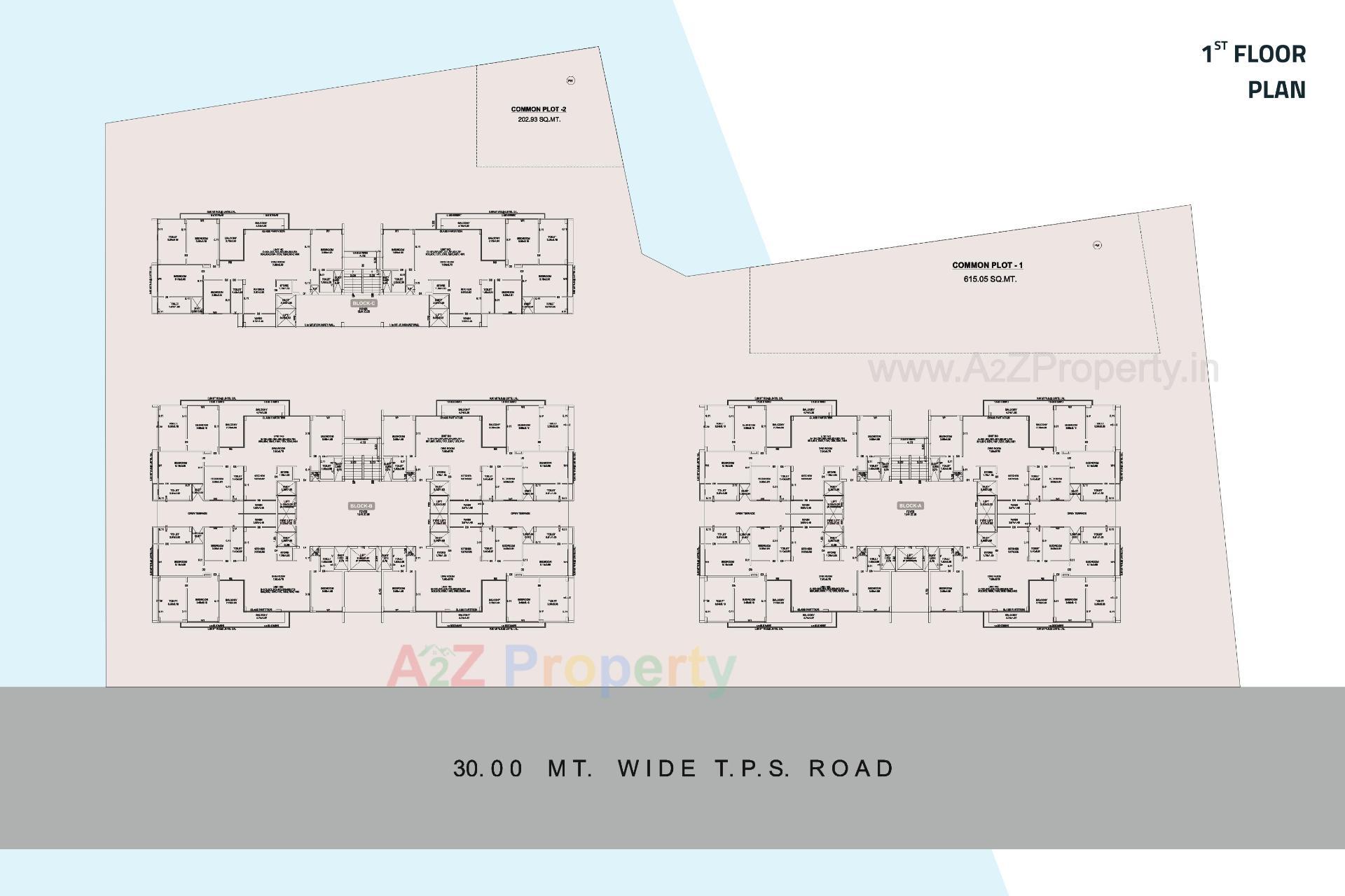 Layout of real estate project Casa Supremo located at Sughad, Gandhinagar, Gujarat