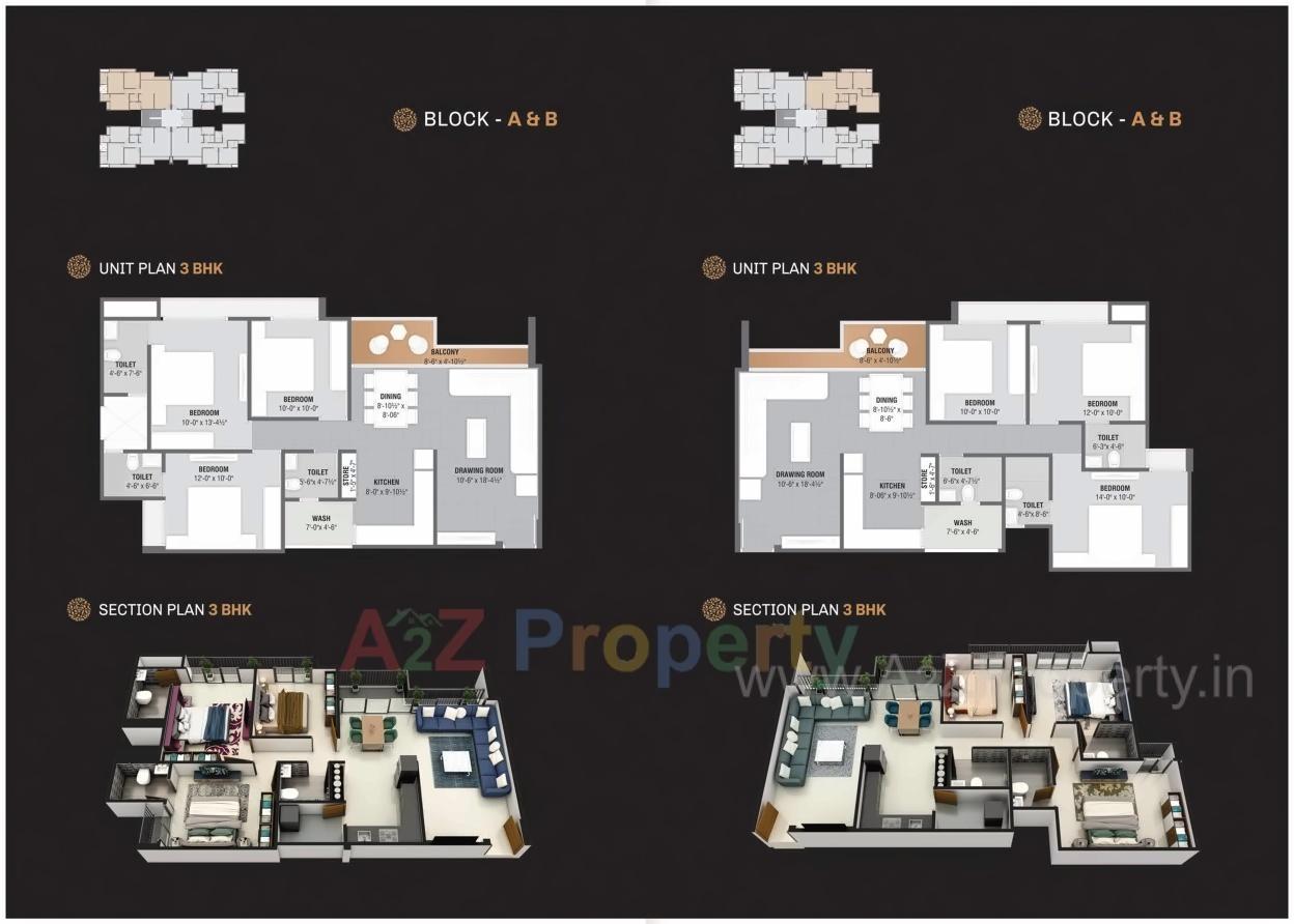 Layout of real estate project Casa The Status located at Zundal, Gandhinagar, Gujarat