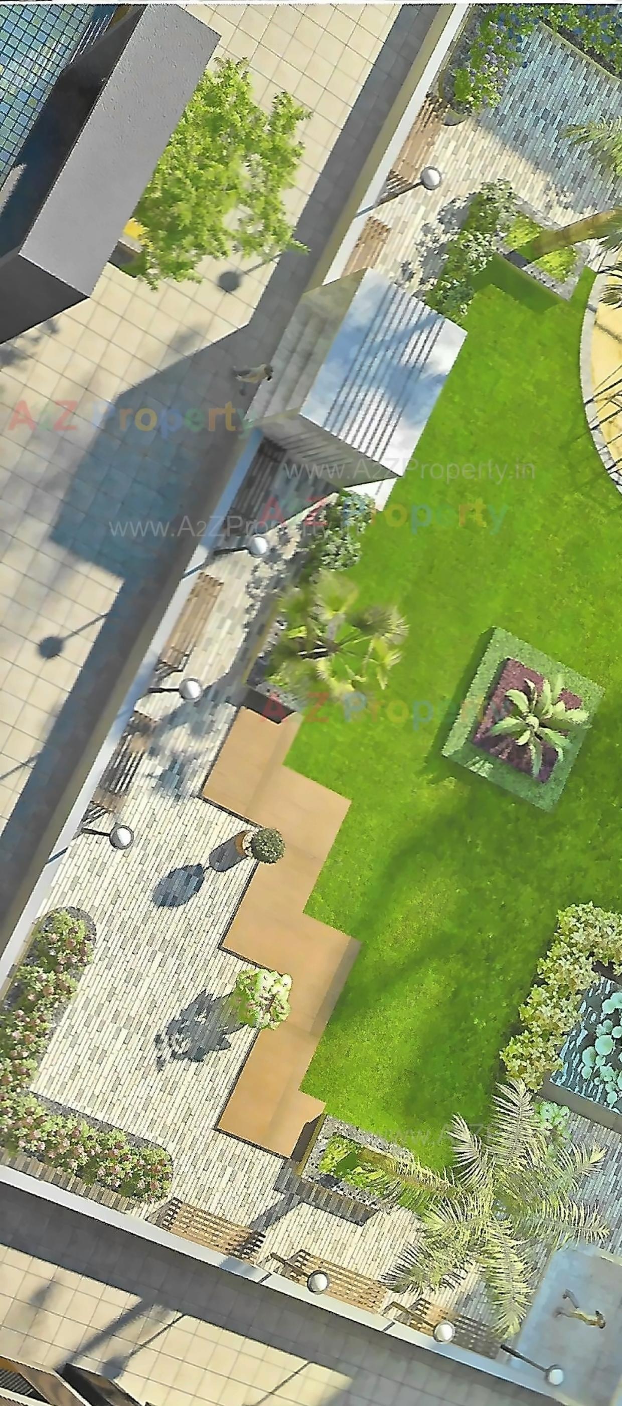 3D Elevation of real estate project Chiloda Greens   ,s A, located at Chiloda, Gandhinagar, Gujarat