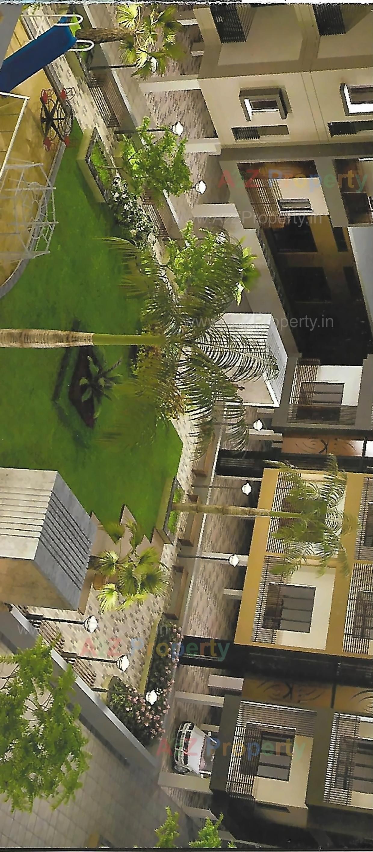3D Elevation of real estate project Chiloda Greens   ,s A, located at Chiloda, Gandhinagar, Gujarat