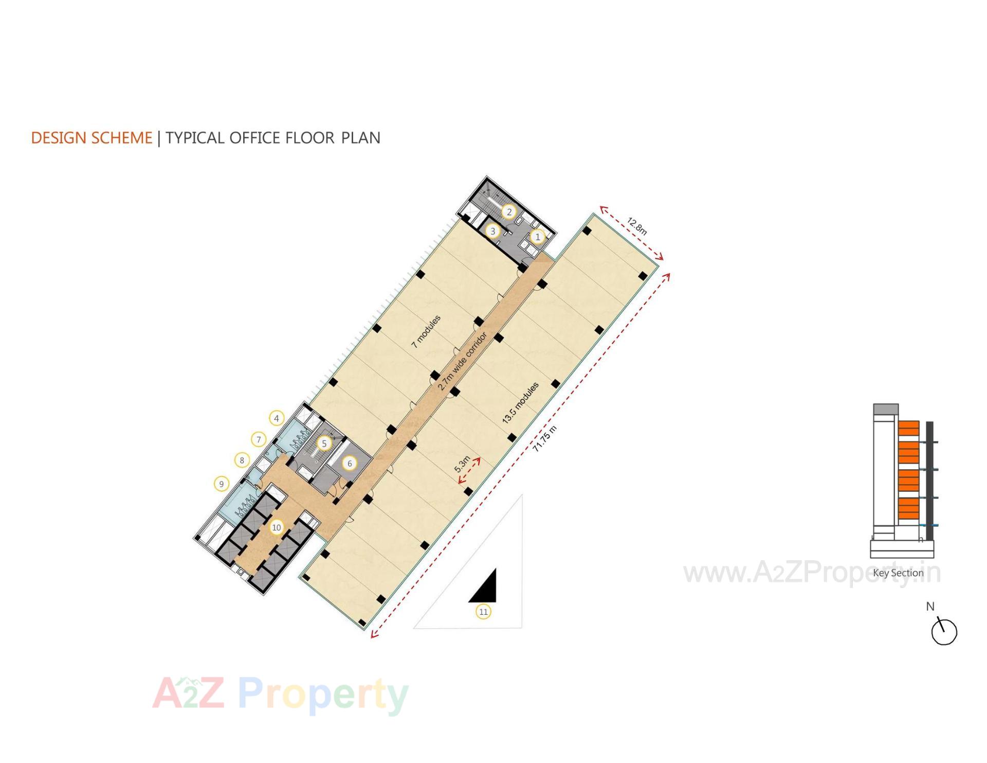 Layout of real estate project Dalal Street  Co Operative Society Limited located at Gandhinagar, Gandhinagar, Gujarat