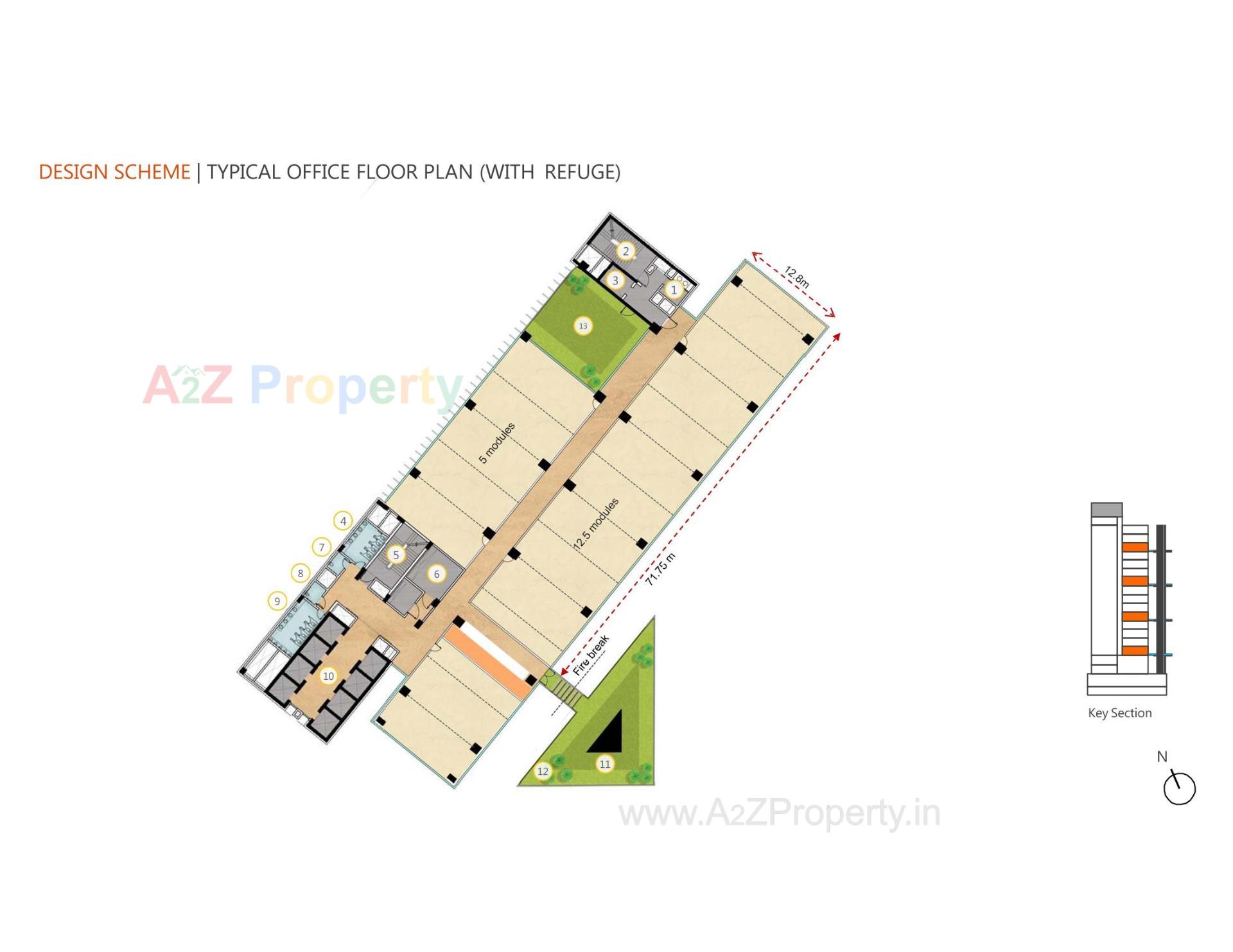 Layout of real estate project Dalal Street  Co Operative Society Limited located at Gandhinagar, Gandhinagar, Gujarat