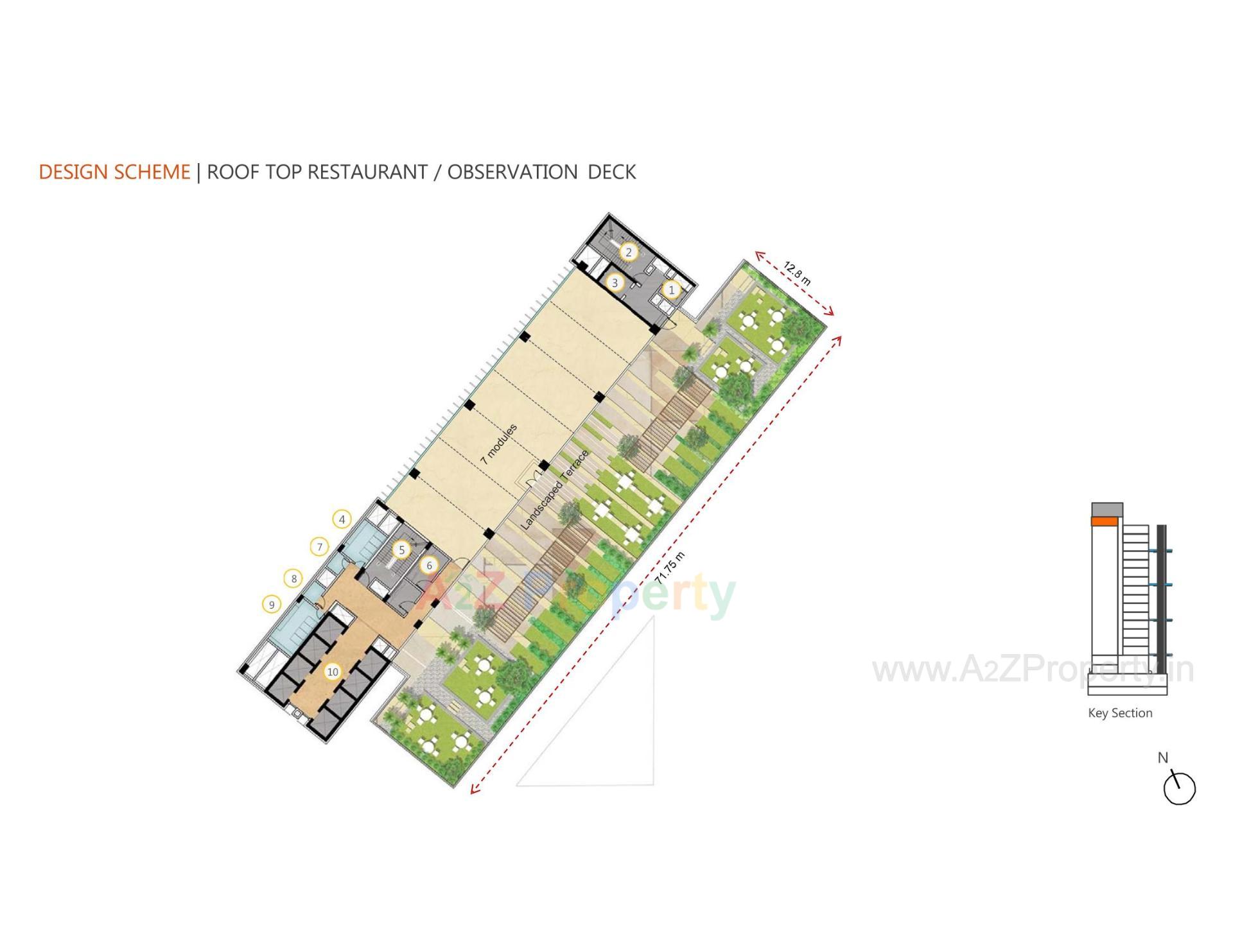 Layout of real estate project Dalal Street  Co Operative Society Limited located at Gandhinagar, Gandhinagar, Gujarat