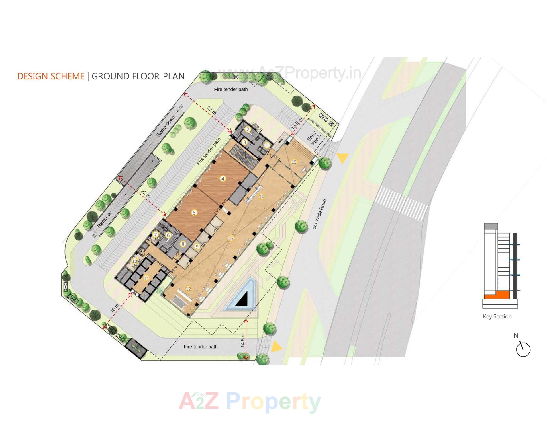 Layout of real estate project Dalal Street  Co Operative Society Limited located at Gandhinagar, Gandhinagar, Gujarat