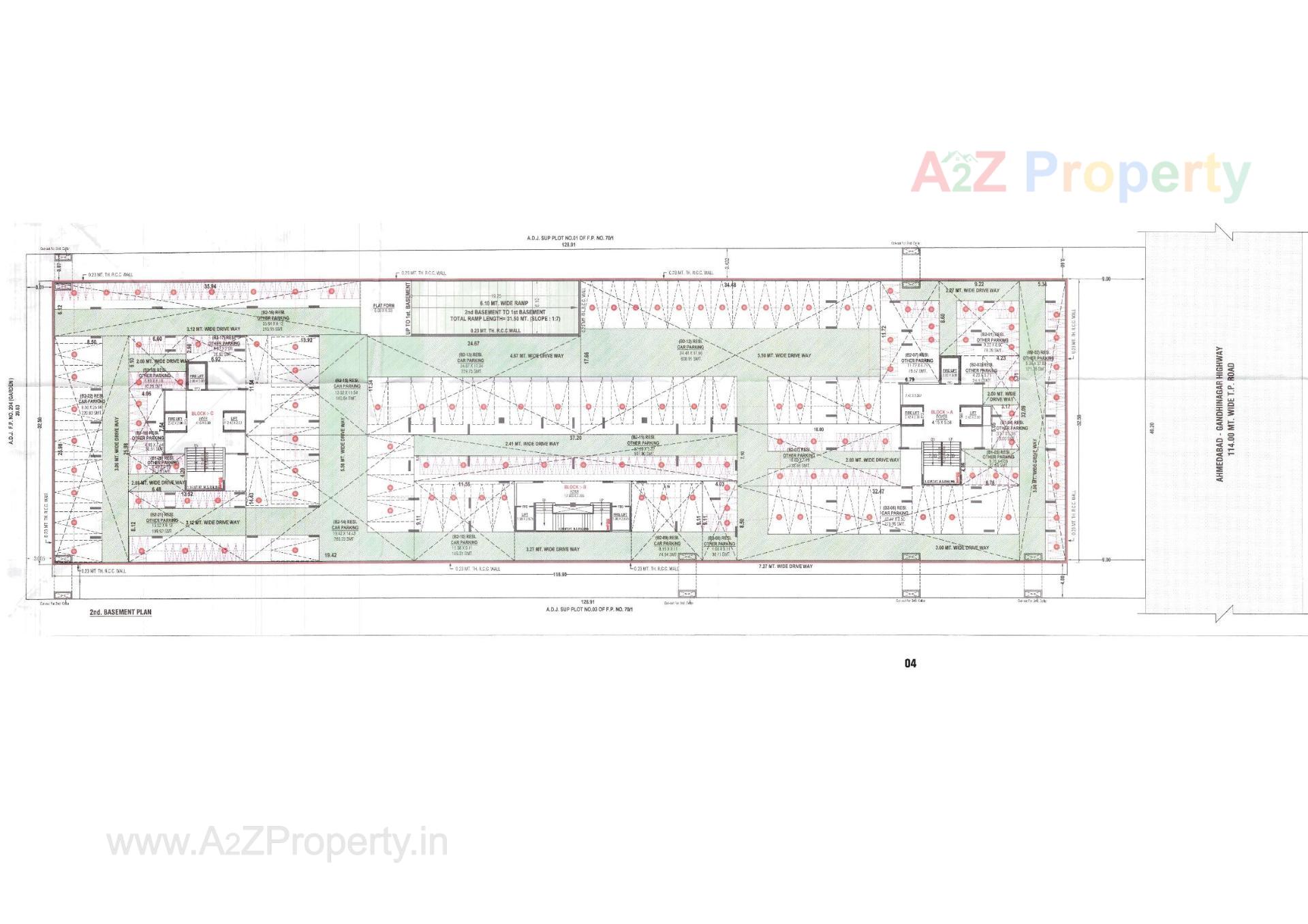 Layout of real estate project Dev Aashish The Gate located at Gandhinagar, Gandhinagar, Gujarat