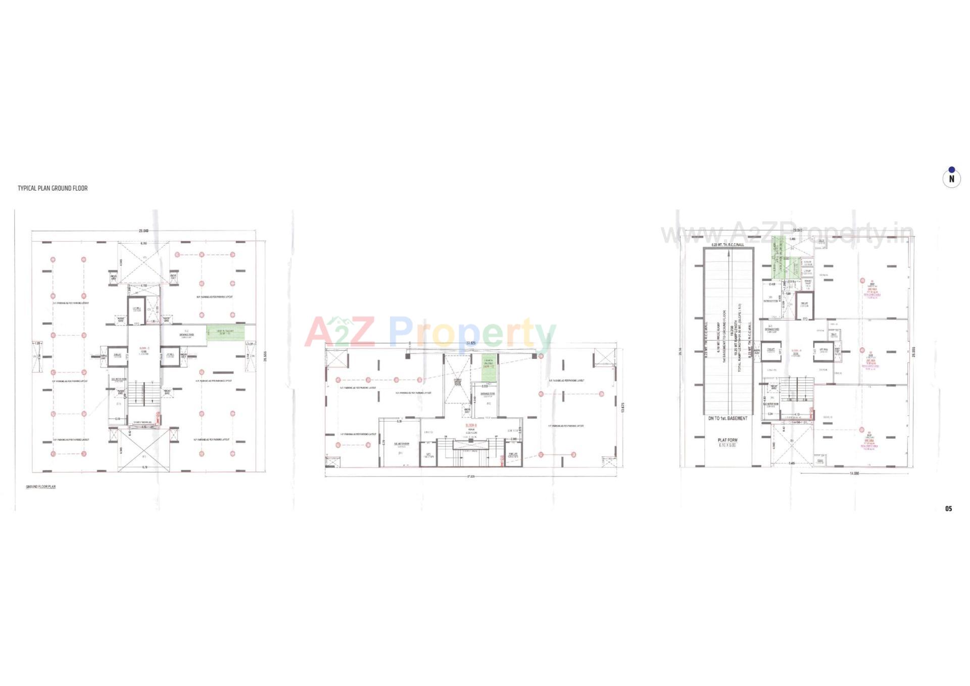 Layout of real estate project Dev Aashish The Gate located at Gandhinagar, Gandhinagar, Gujarat
