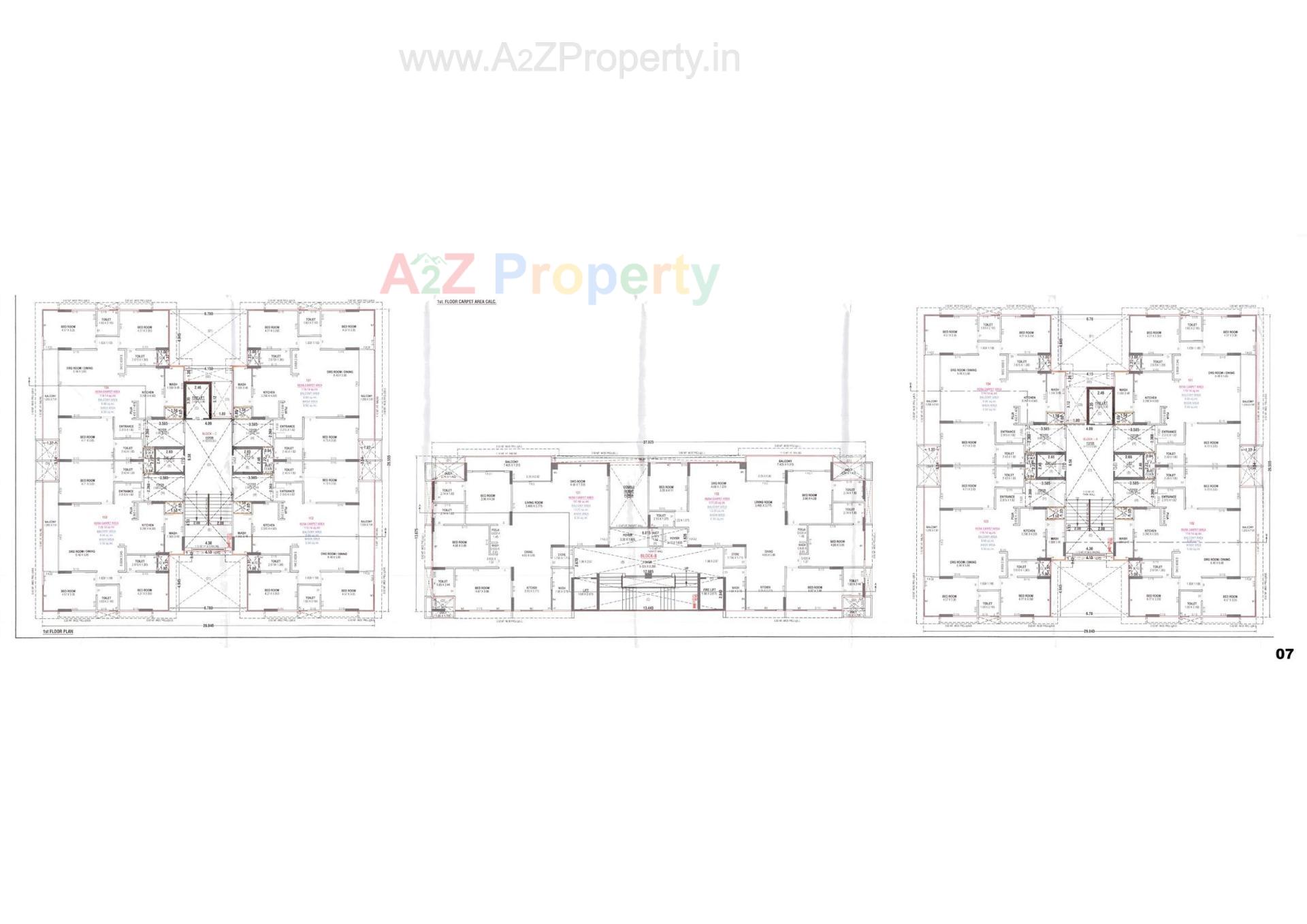 Layout of real estate project Dev Aashish The Gate located at Gandhinagar, Gandhinagar, Gujarat