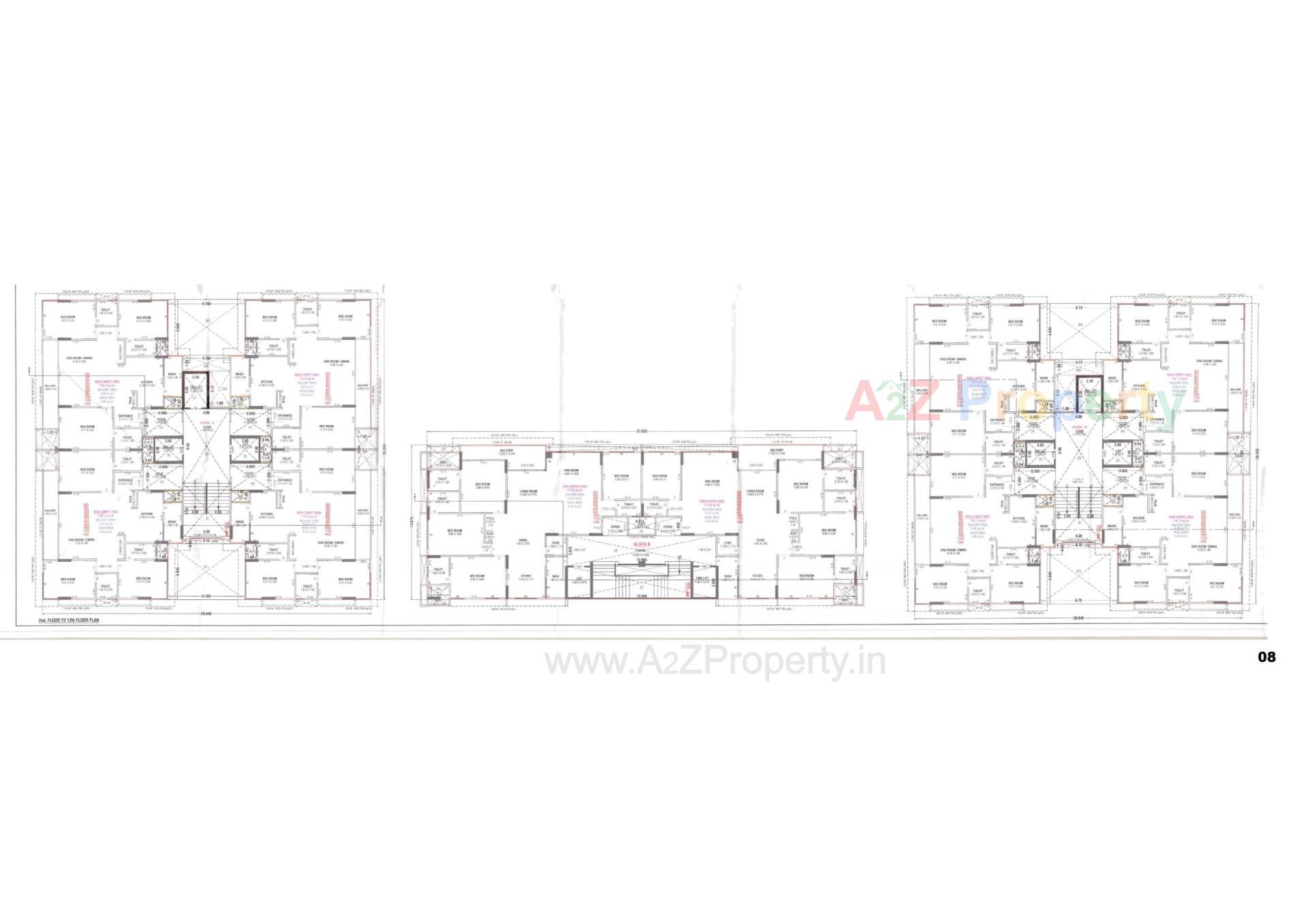 Layout of real estate project Dev Aashish The Gate located at Gandhinagar, Gandhinagar, Gujarat