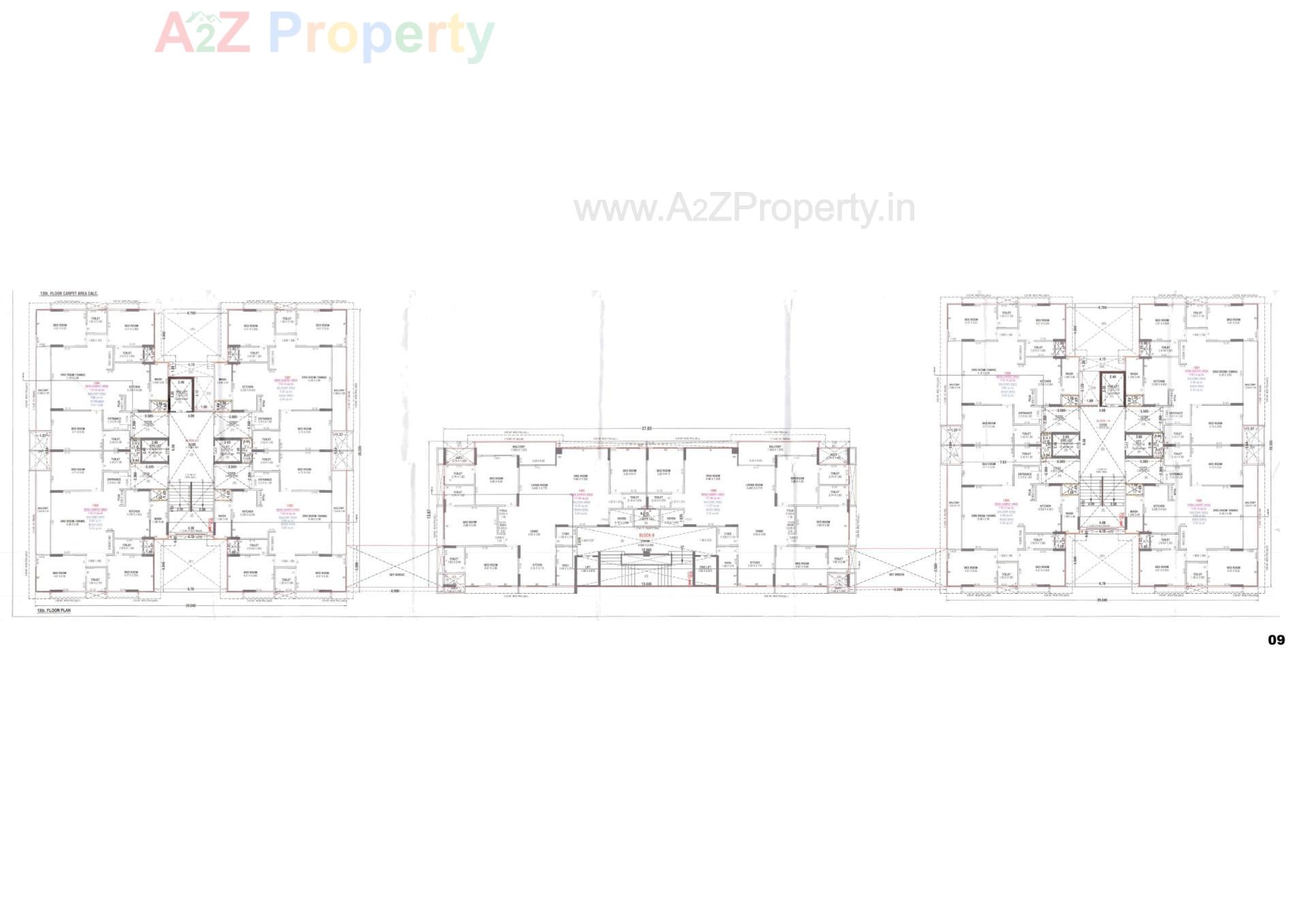 Layout of real estate project Dev Aashish The Gate located at Gandhinagar, Gandhinagar, Gujarat
