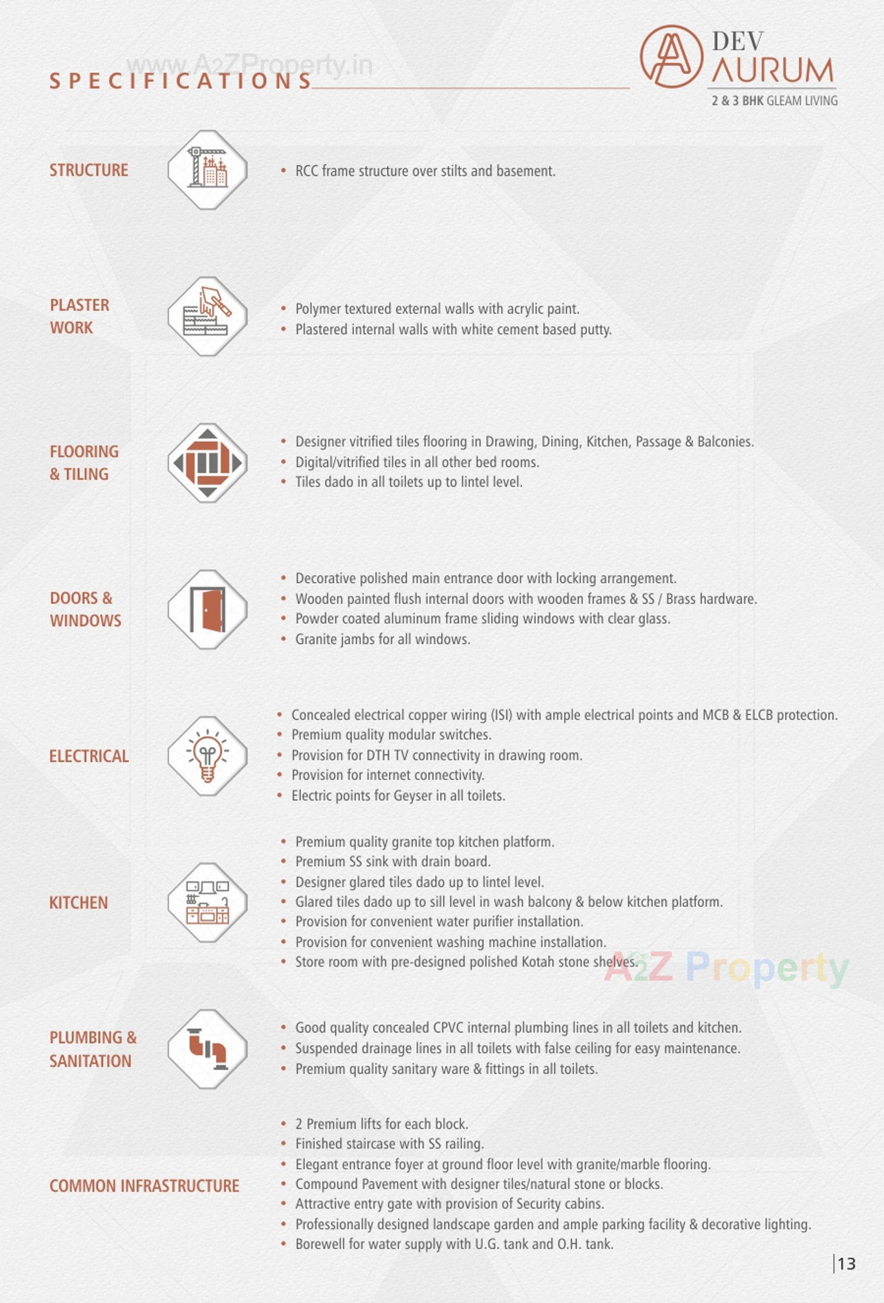  of real estate project Dev Aurum located at Por, Gandhinagar, Gujarat