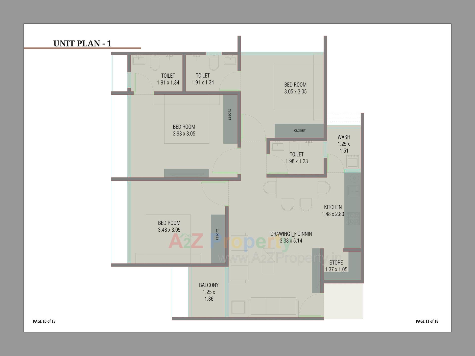 Layout of real estate project Dev Kuvar located at Zundal, Gandhinagar, Gujarat
