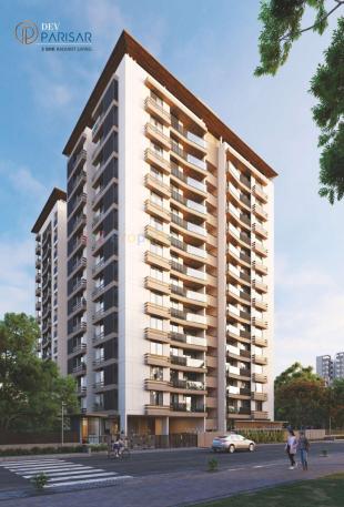 Elevation of real estate project Dev Parisar located at Por, Gandhinagar, Gujarat