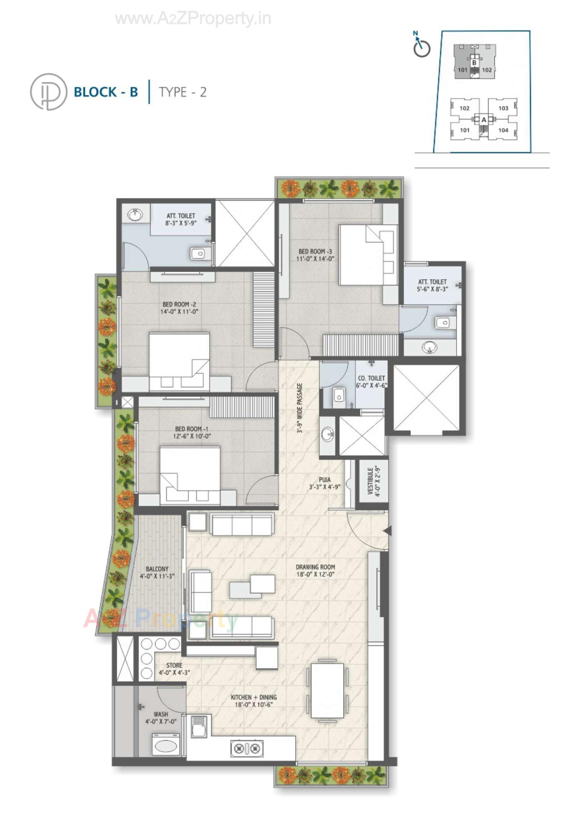Layout of real estate project Dev Parisar located at Por, Gandhinagar, Gujarat