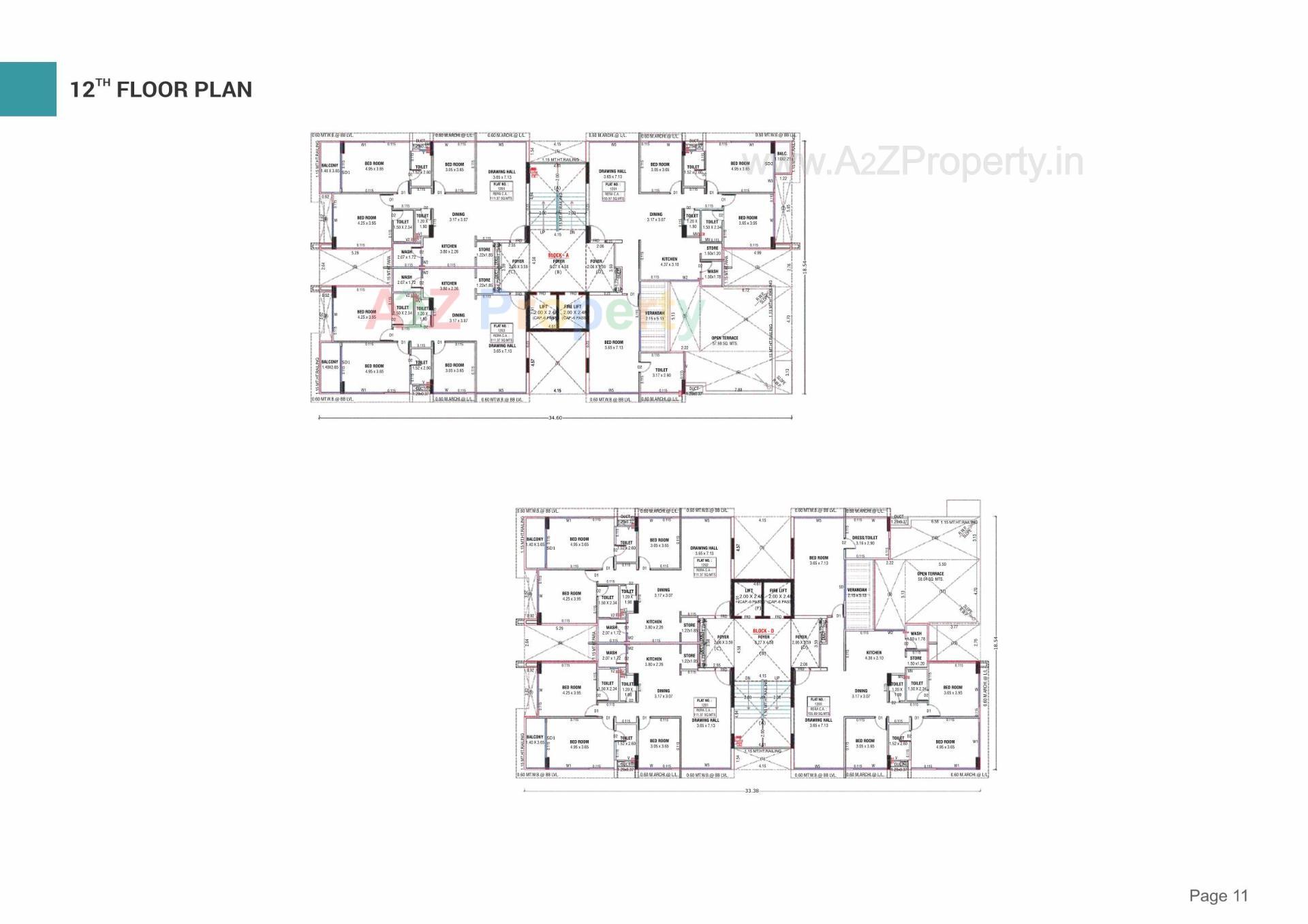 Layout of real estate project Dev Pinnacle located at Koteshawar, Gandhinagar, Gujarat