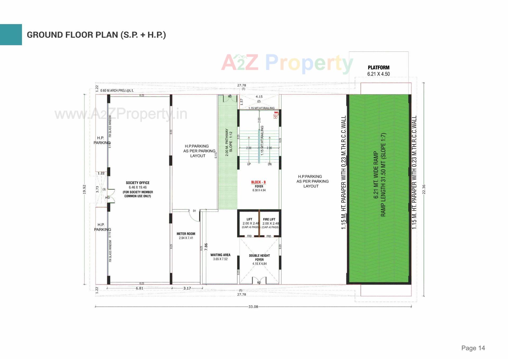 Layout of real estate project Dev Pinnacle located at Koteshawar, Gandhinagar, Gujarat