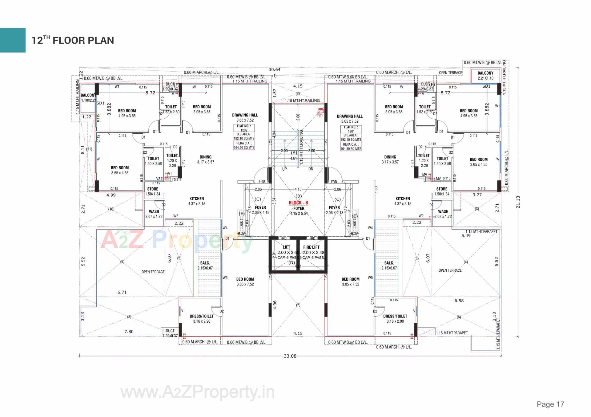 Layout of real estate project Dev Pinnacle located at Koteshawar, Gandhinagar, Gujarat