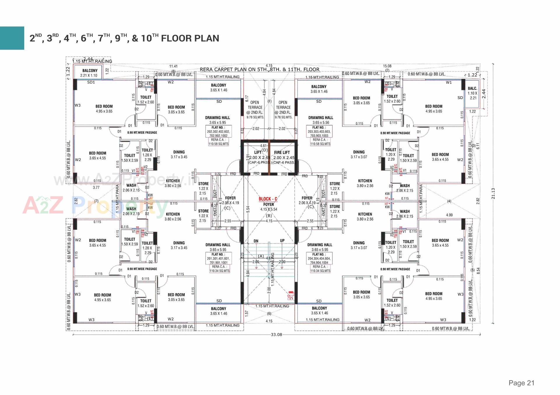 Layout of real estate project Dev Pinnacle located at Koteshawar, Gandhinagar, Gujarat