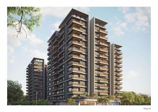 Elevation of real estate project Dev Pinnacle located at Koteshawar, Gandhinagar, Gujarat