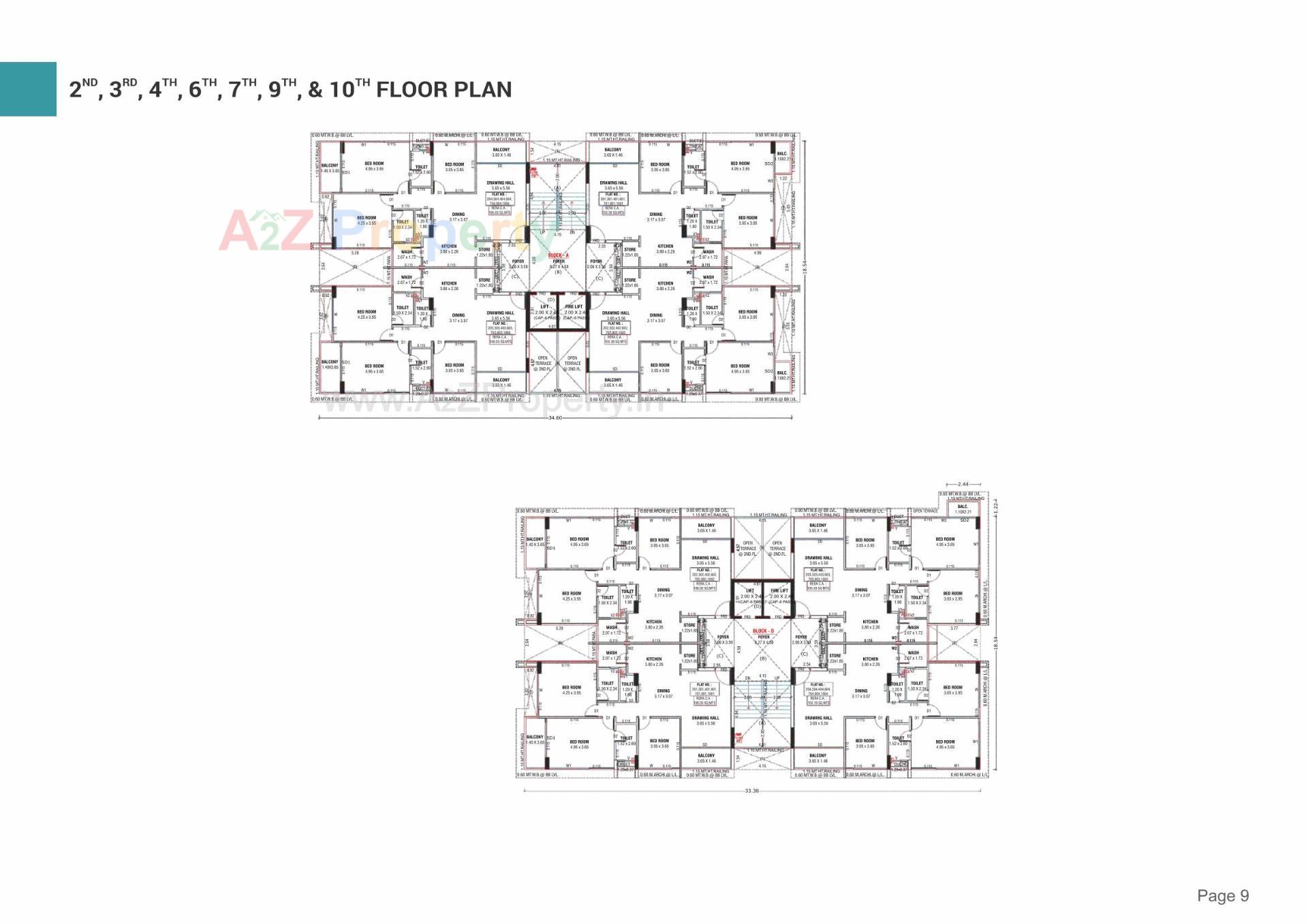 Layout of real estate project Dev Pinnacle located at Koteshawar, Gandhinagar, Gujarat