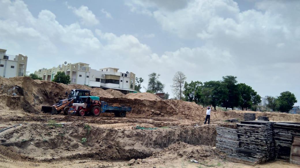 162693_const of real estate project Devgram Residency located at Chiloda, Gandhinagar, Gujarat