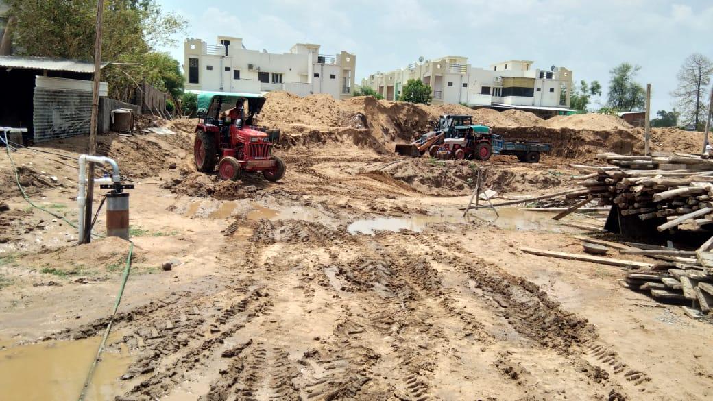 162694_const of real estate project Devgram Residency located at Chiloda, Gandhinagar, Gujarat