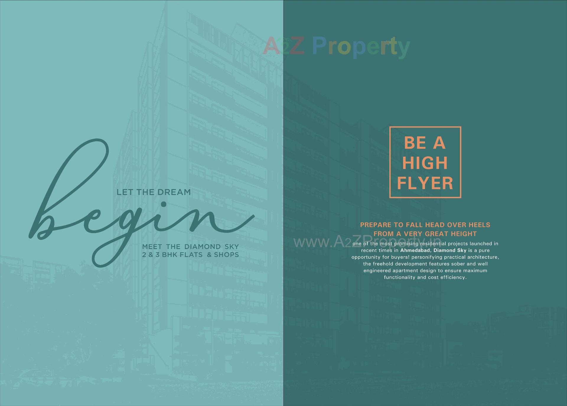  of real estate project Diamond Sky located at Adalaj, Gandhinagar, Gujarat