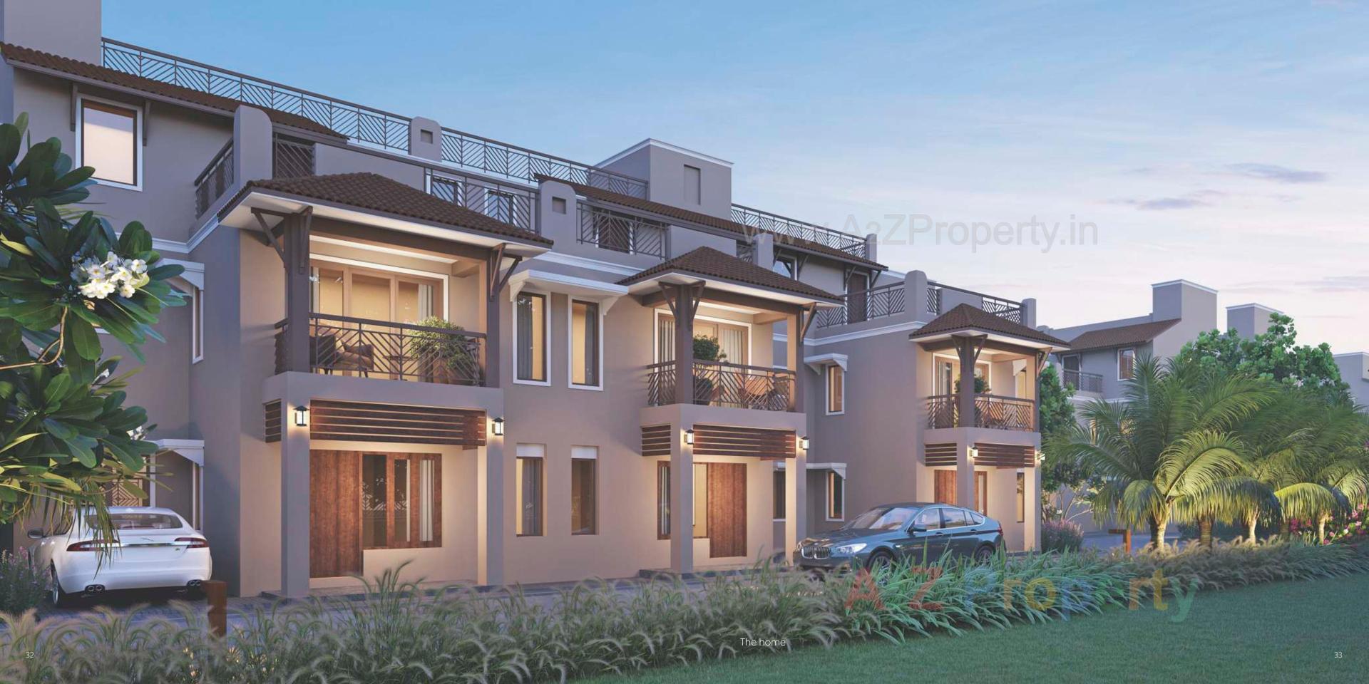 3D Elevation of real estate project Divine located at Santej--rakanpur, Gandhinagar, Gujarat