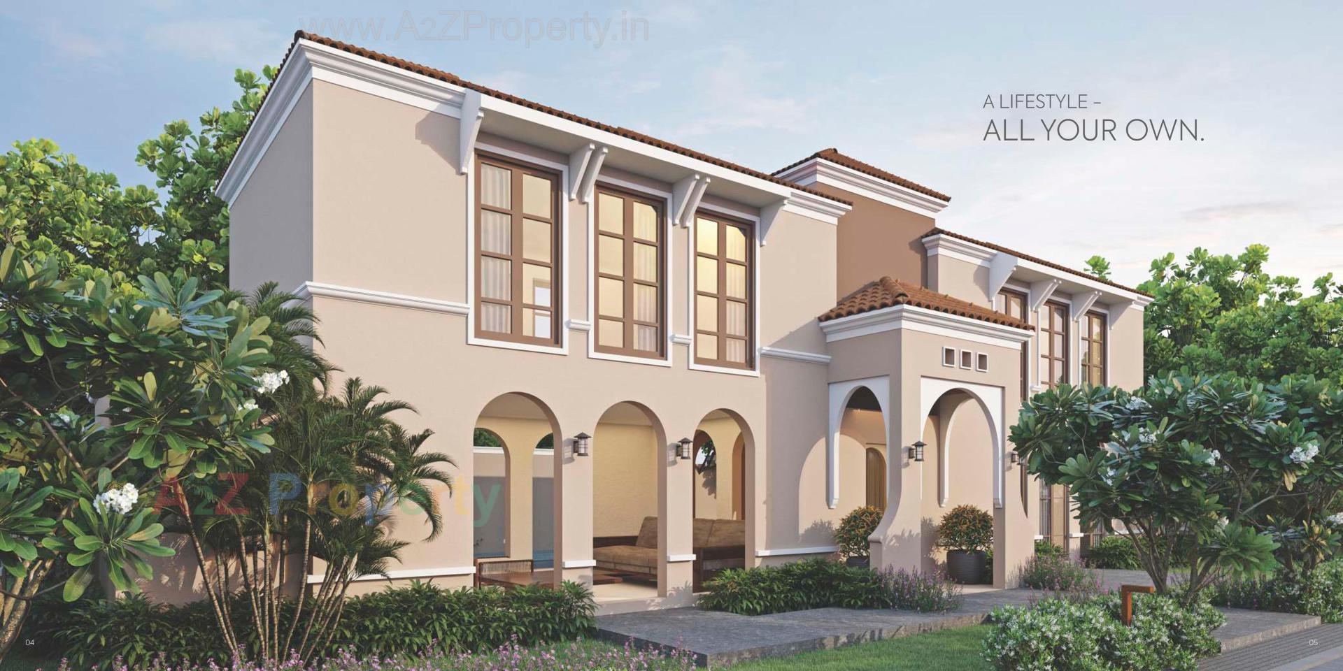 3D Elevation of real estate project Divine located at Santej--rakanpur, Gandhinagar, Gujarat