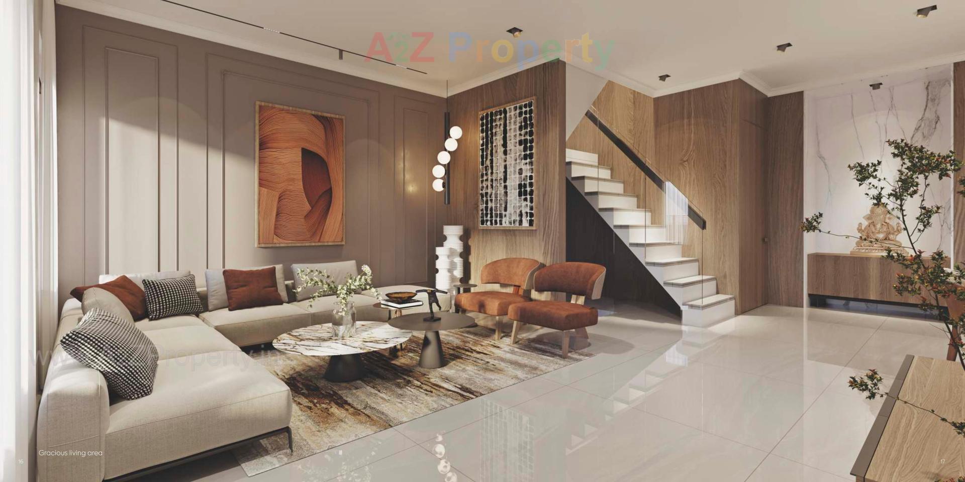 3D Elevation of real estate project Divine located at Santej--rakanpur, Gandhinagar, Gujarat