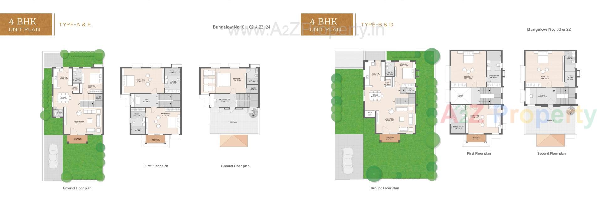 Layout of real estate project Divya Sparsh located at Palaj, Gandhinagar, Gujarat