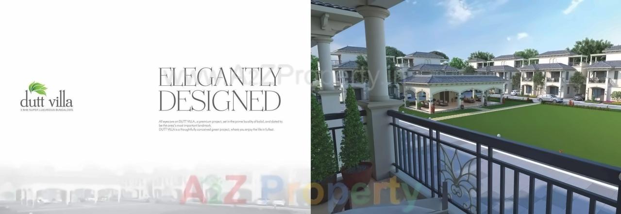 3D Elevation of real estate project Dutt Villa located at Kalol, Gandhinagar, Gujarat