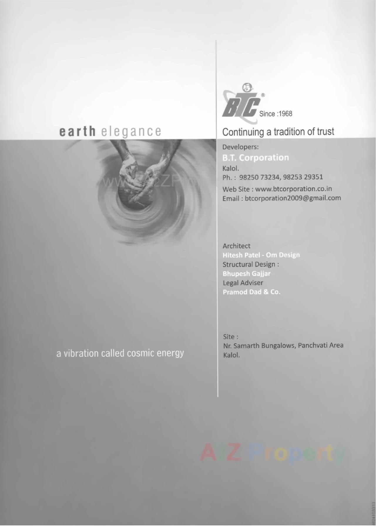  of real estate project Earth Elegance located at Borisana, Gandhinagar, Gujarat