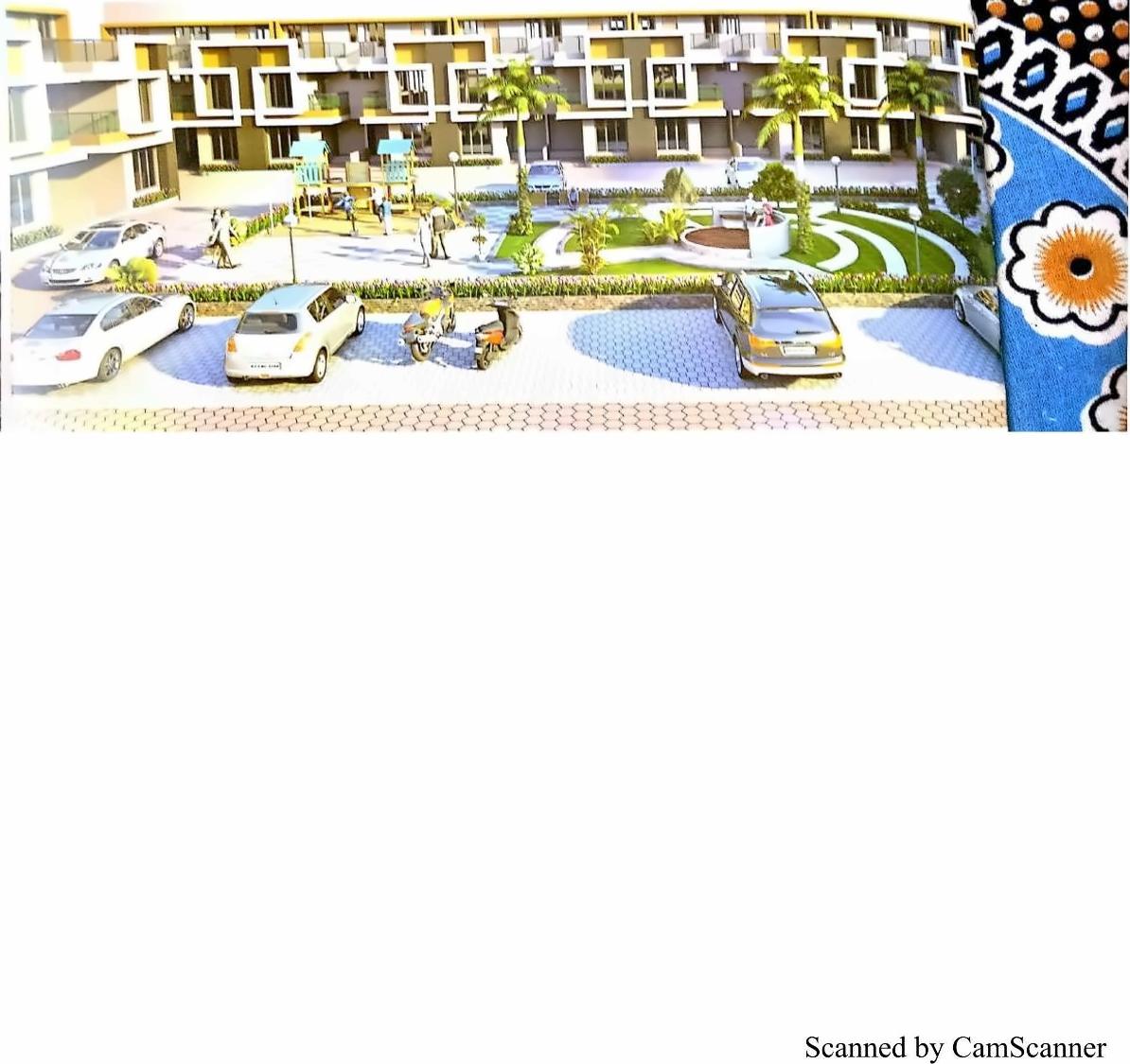 3D Elevation of real estate project Earth Paradise located at Tragad, Gandhinagar, Gujarat