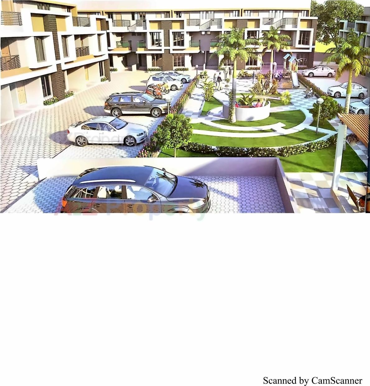 3D Elevation of real estate project Earth Paradise located at Tragad, Gandhinagar, Gujarat