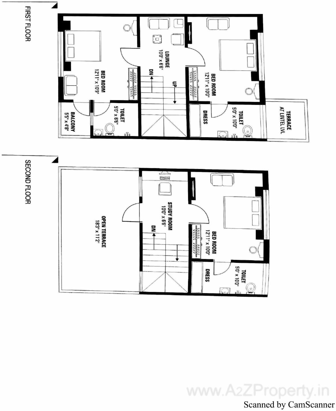 Layout of real estate project Earth Paradise located at Tragad, Gandhinagar, Gujarat