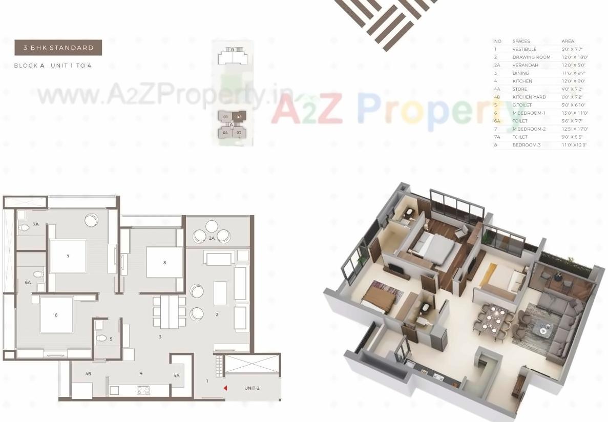 Layout of real estate project Edifice located at Gandhinagar, Gandhinagar, Gujarat