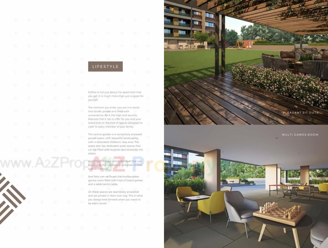 3D Elevation of real estate project Edifice located at Gandhinagar, Gandhinagar, Gujarat