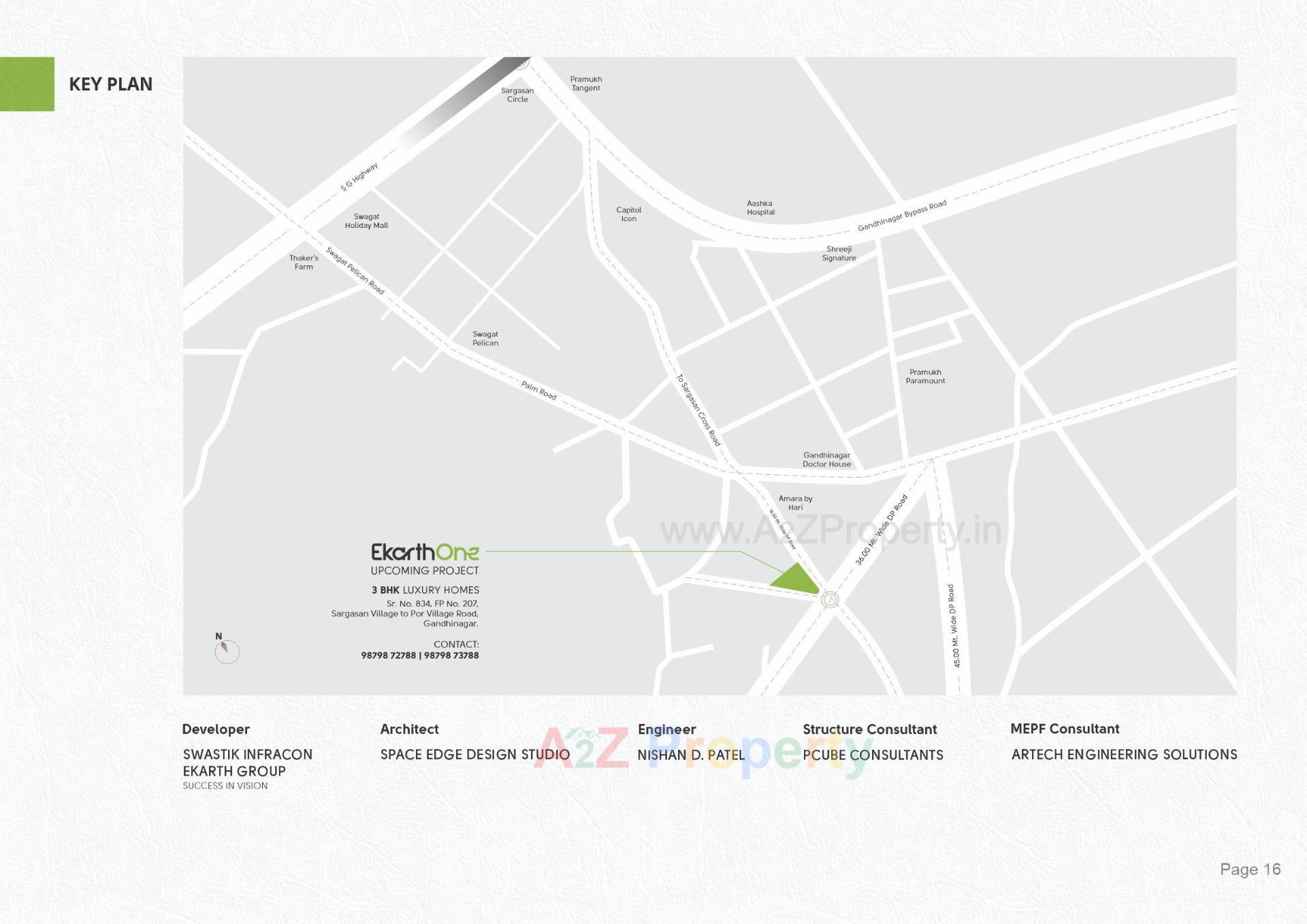  of real estate project Ekarthone located at Por, Gandhinagar, Gujarat