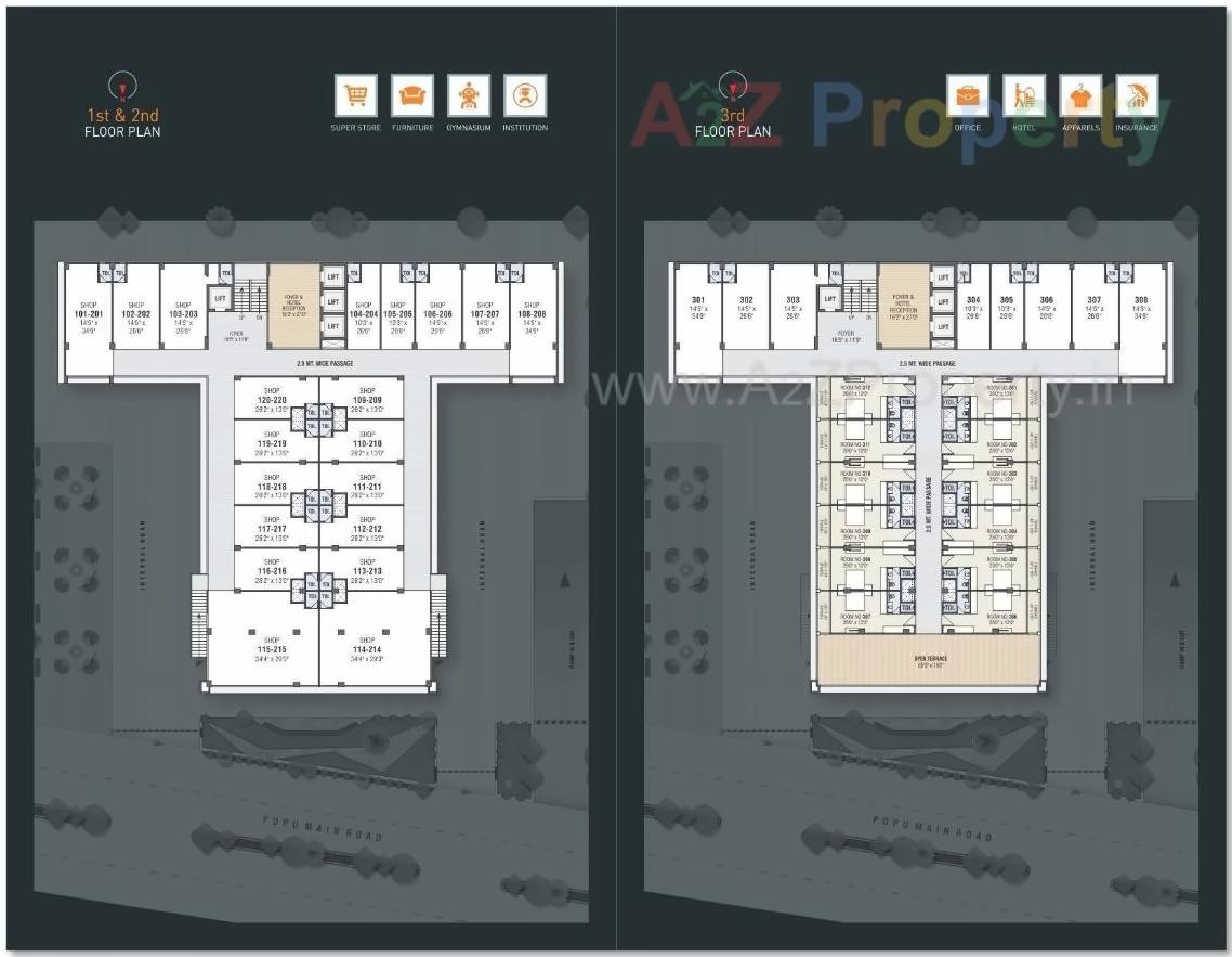 Layout of real estate project Elixir located at Gandhinagar, Gandhinagar, Gujarat