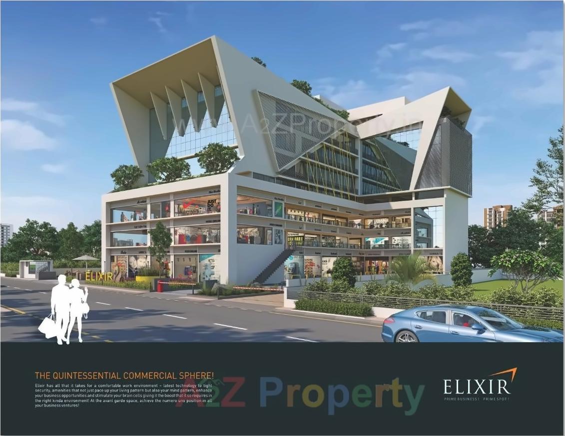 3D Elevation of real estate project Elixir located at Gandhinagar, Gandhinagar, Gujarat