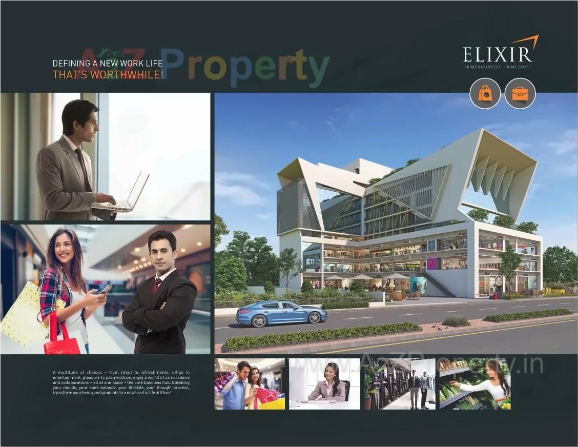 3D Elevation of real estate project Elixir located at Gandhinagar, Gandhinagar, Gujarat